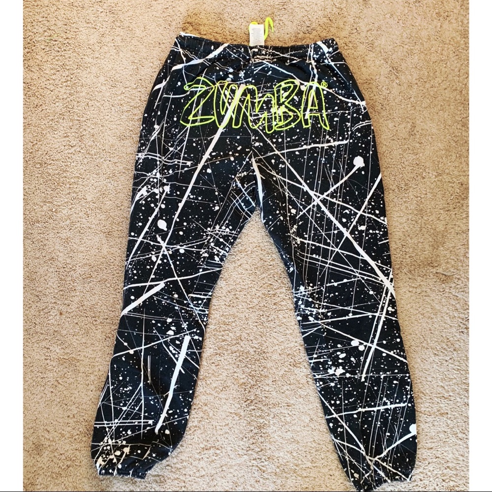 Zumba paint splash sweatpants